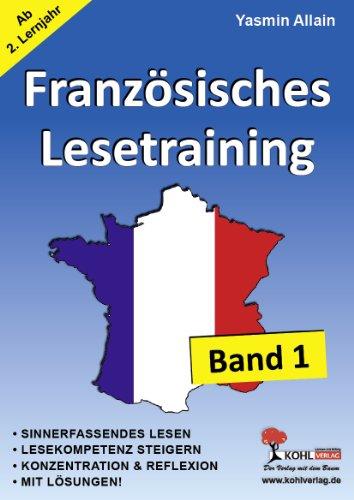 Französisches Lesetraining - Band 1 (ab 2. Lernjahr)