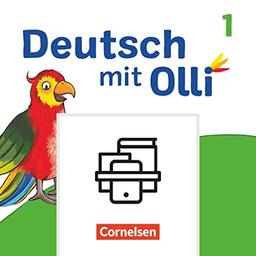 Deutsch mit Olli - Erstlesen - Ausgabe 2021 - 1. Schuljahr: Arbeitsheft Start und Leicht / Basis in Grundschrift - Im Paket, mit BOOKii-Funktion