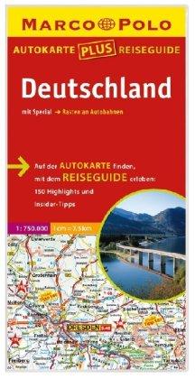 Marco Polo Autokarte plus Reiseguide Deutschland 1:750 000