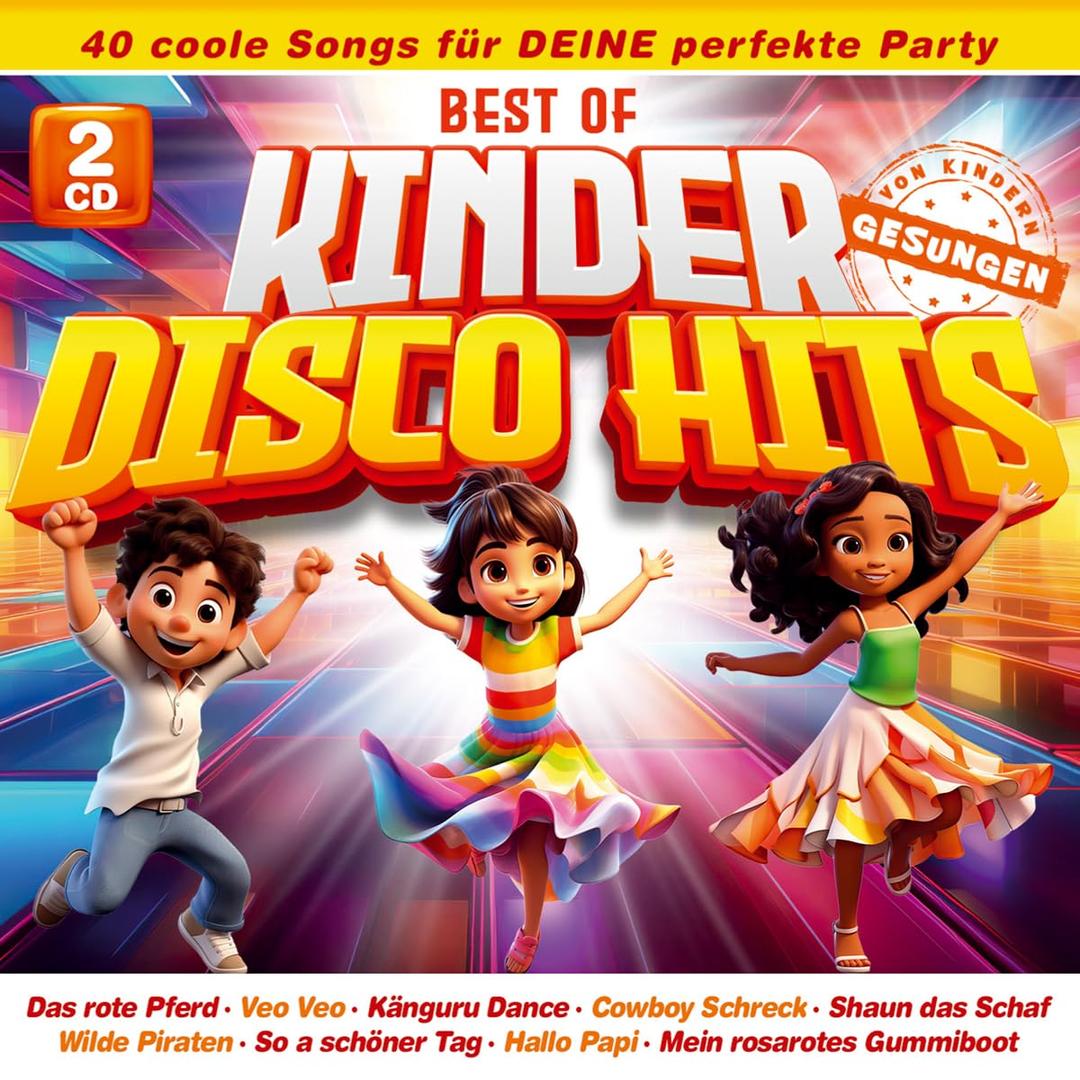 Best of Kinder Disco Hits-40 Coole Songs Für Deine