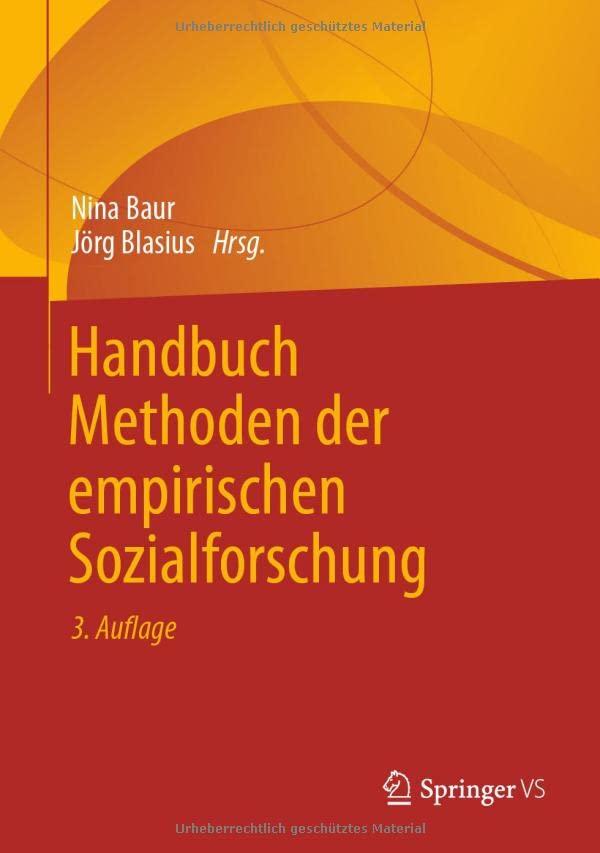 Handbuch Methoden der empirischen Sozialforschung