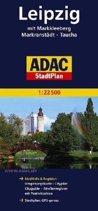 ADAC StadtPlan Leipzig mit Markkleeberg, Markranstädt, Taucha 1:22 500: Mit Markkleeberg, Markranstädt, Taucha. Stadtinfo & Register: Umgebungskarte, ... mit Postleitzahlen. Stadtplan: GPS-genau