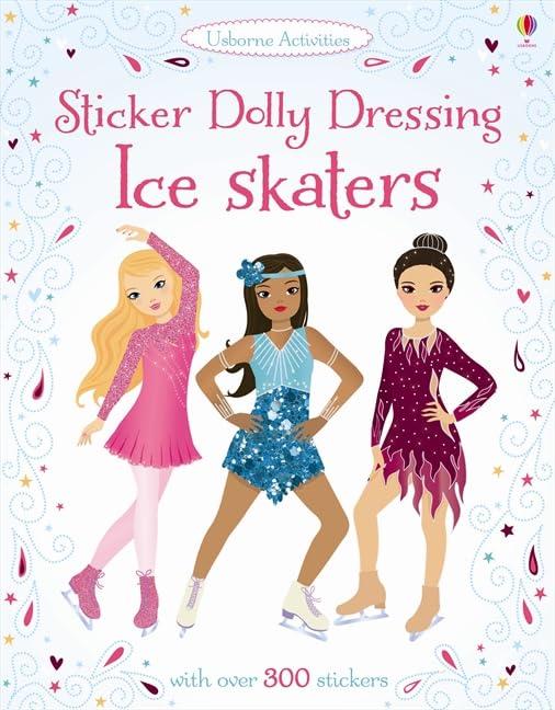 Sticker Dolly Dressing Ice Skaters