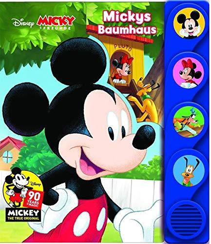 Disney - Micky und Freunde - Mickys Baumhaus - Silhouetten-Soundbuch mit 4 lustigen Geräuschen für Kinder ab 3 Jahren