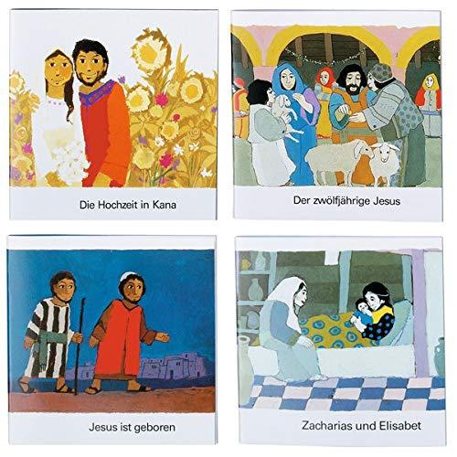 Was uns die Bibel erzählt - Paket NT 1: Die Hochzeit in Kana / Der zwölfjährige Jesus / Jesus ist geboren / Zacharias und Elisabet. Bilderbuch (Was uns die Bibel erzählt. Kleine Serie)