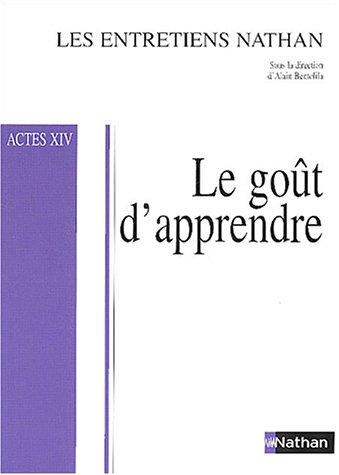 Le goût d'apprendre