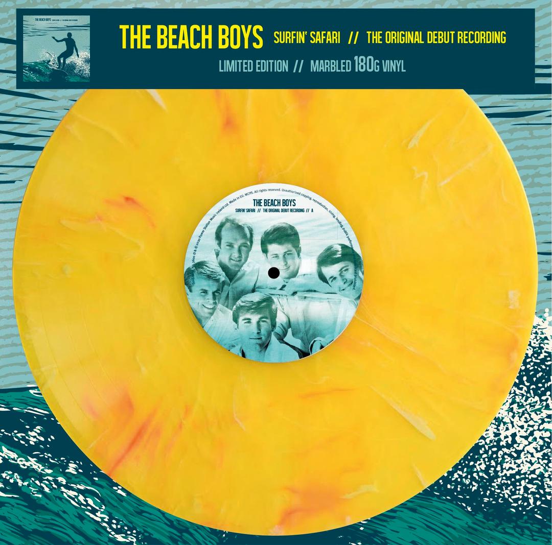 The Beach Boys - Surfin’ Safari - The Original Debut Recording - Limitiert - 180gr. marbled [ Limited Edition / Farbiges Vinyl / 180g Vinyl] [Vinyl Single]