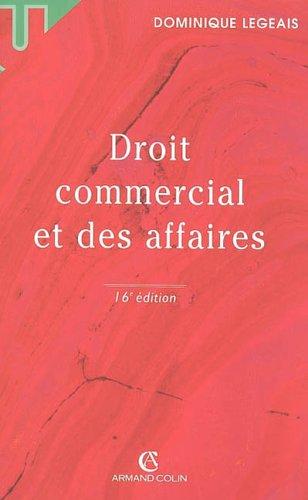 Droit commercial et des affaires