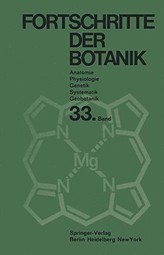 Fortschritte der Botanik (Progress in Botany, 33)