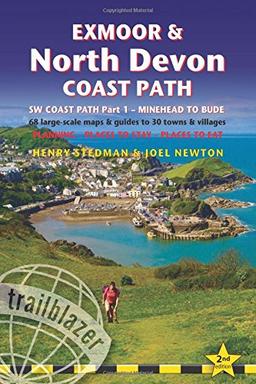 Exmoor & North Devon (Part 1 SW Coast Path) (British Walking Guides)