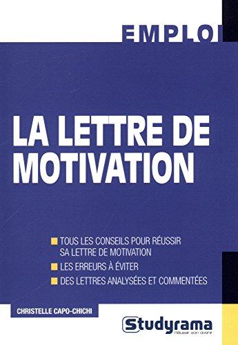 La lettre de motivation