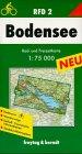 Freytag Berndt Wanderkarten, Bodensee: Cycling and Tourist Map