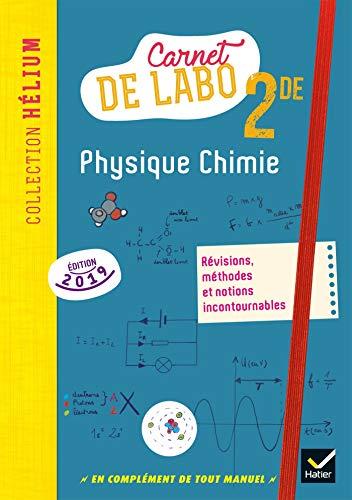 Physique chimie 2de : carnet de labo