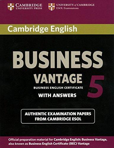 Business Vantage 5: Vantage Student's Book with answers