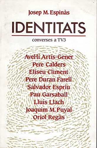 Identitats. (T.1): Converses a TV3 (Divulgació)