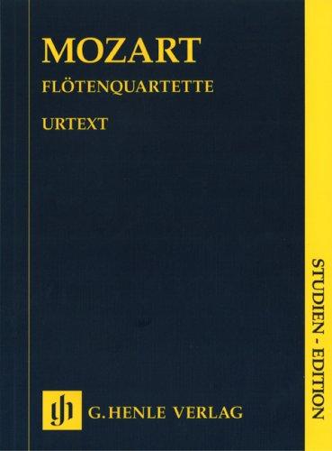 Flötenquartette. (Flöte, Violine, Viola, Violoncello); Studien-Edition