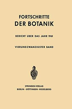 Fortschritte der Botanik (Progress in Botany, 24, Band 24)