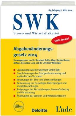 SWK-Spezial Abgabenänderungsgesetz 2014