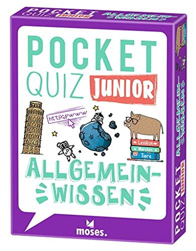 Moses. Pocket Quiz Junior Allgemeinwissen | Das Ratespiel mit Fragen für Besserwisser | Für Kinder ab 8 Jahren