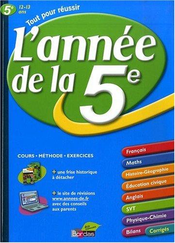 L'année de la 5e