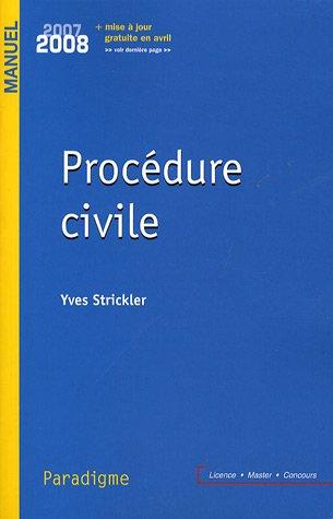 Procédure civile 2007-2008