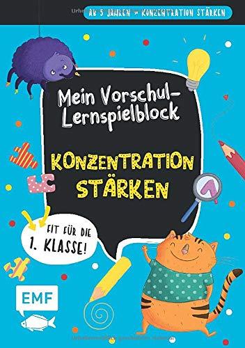 Mein bunter Lernspielblock – Vorschule: Vergleichen, Kombinieren, Rätseln: Übungen und Rätsel ab 5 Jahren