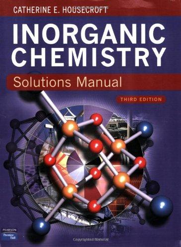 Solutions Manual Inorganic Chemistry 3e