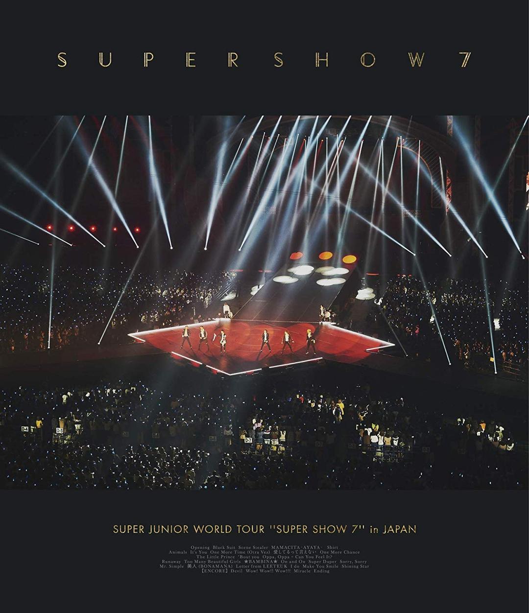 SUPER JUNIOR WORLD TOUR SUPER SHOW7 in JAPAN(DVD2枚組)