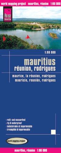 Mauritius, Reunion, Rodrigues 1 : 90 000: Kartenbild 2seitig