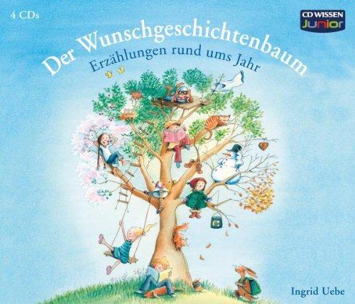 CD WISSEN Junior - Der Wunschgeschichtenbaum. Erzählungen rund ums Jahr, 4 CDs