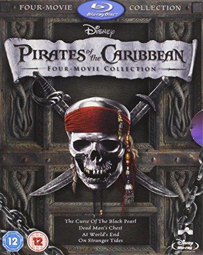 Pirates of the Caribbean 1-4 Boxset [Blu-ray] [UK Import]