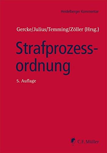 Strafprozessordnung (Heidelberger Kommentar)