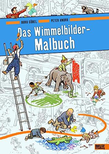 Das Wimmelbilder-Malbuch