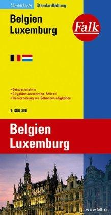 Falk Länderkarte Belgien / Luxemburg 1:300 000