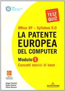 La patente europea del computer. Office XP-Sillabus 5.0. Modulo 1. Concetti teorici di base