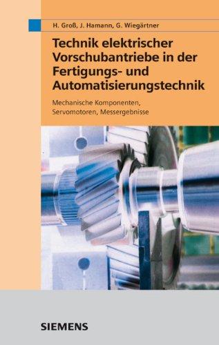 Technik elektrischer Vorschubantriebe in der Fertigungs- und Automatisierungstechnik: Mechanische Komponenten, Servomotoren, Messergebnisse