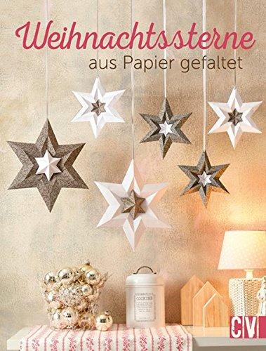 Weihnachtssterne aus Papier gefaltet