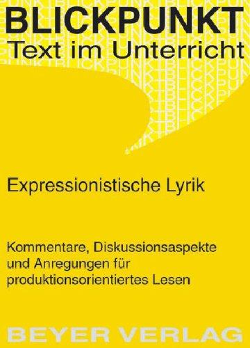 Expressionistische Lyrik