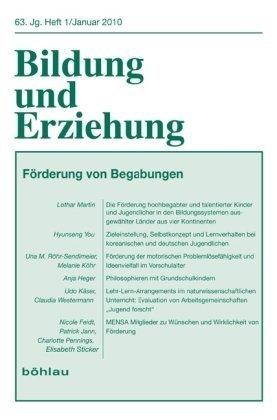 Bildung und Erziehung 63/1. Förderung von Begabungen: 63,1 (2010)