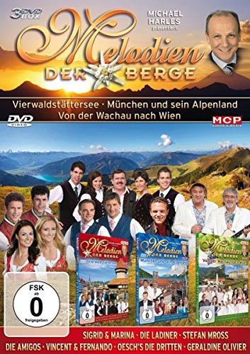 Melodien der Berge - Vierwaldstättersee, München und sein Alpenland, Von der Wachau nach Wien (3DVD-Set)