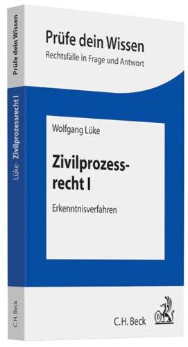 Zivilprozessrecht I: Erkenntnisverfahren