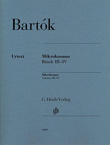 Mikrokosmos Bände III-IV für Klavier