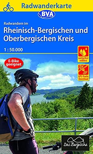 Radwanderkarte BVA Radwandern im Rheinisch-Bergischen und Oberbergischen Kreis 1:50.000, reiß- und wetterfest, GPS-Tracks Download (Radwanderkarte 1:50.000)