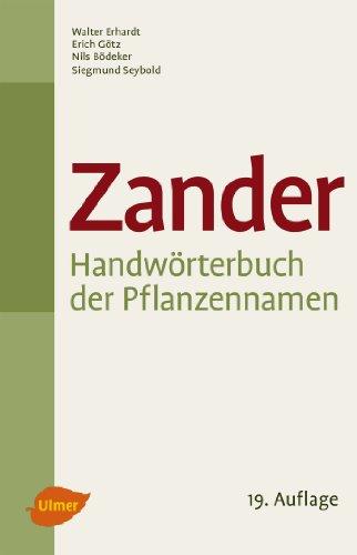 Zander - Handwörterbuch der Pflanzennamen