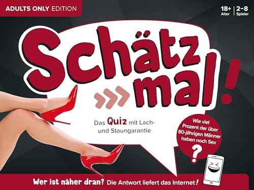 Schätz mal! Adults Only Edition: Das Quiz mit Lach- und Staungarantie | Ab 18 Jahre | 2-8 Spieler