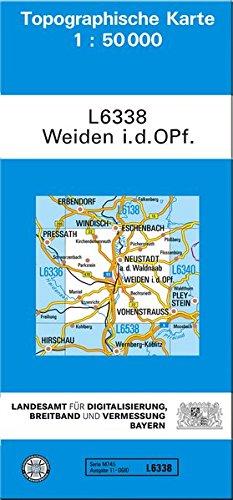 Topographische Karten Bayern, Bl.L6338: Weiden i. d. OPf. 1:50000