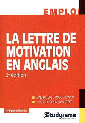 La lettre de motivation en anglais