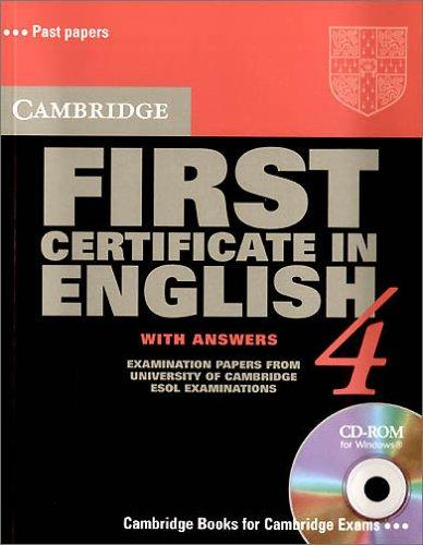 Cambridge First Certificate in English CD-ROM Pack