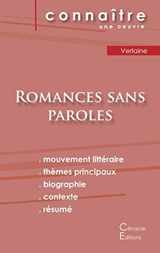 Fiche de lecture Romances sans paroles de Verlaine (Analyse littéraire de référence et résumé complet)