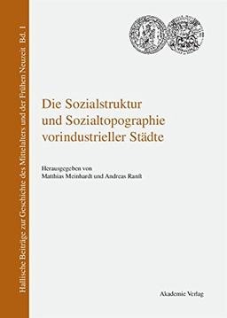 Die Sozialstruktur und Sozialtopographie vorindustrieller Städte (Hallische Beiträge zur Geschichte des Mittelalters und der Frühen Neuzeit, Band 1)